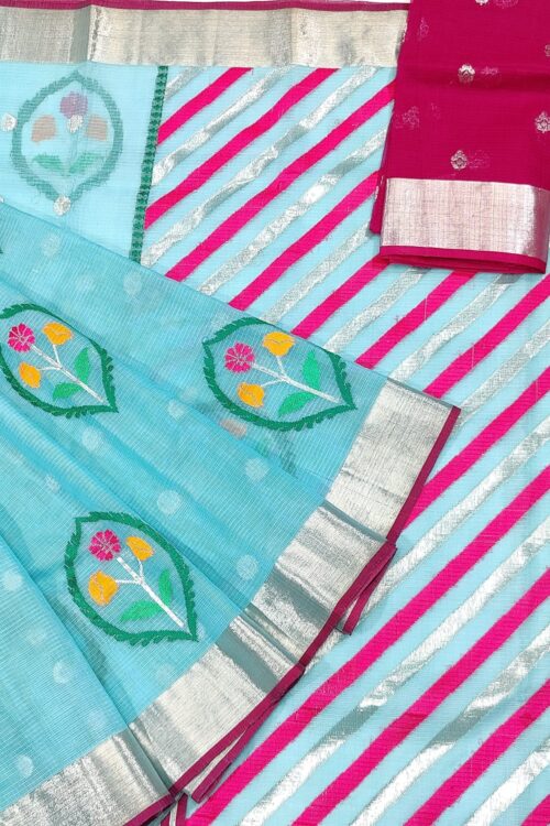 PURE ZARIKOTA HANDLOOM BUTA SAREE WITH BLOUSE B844