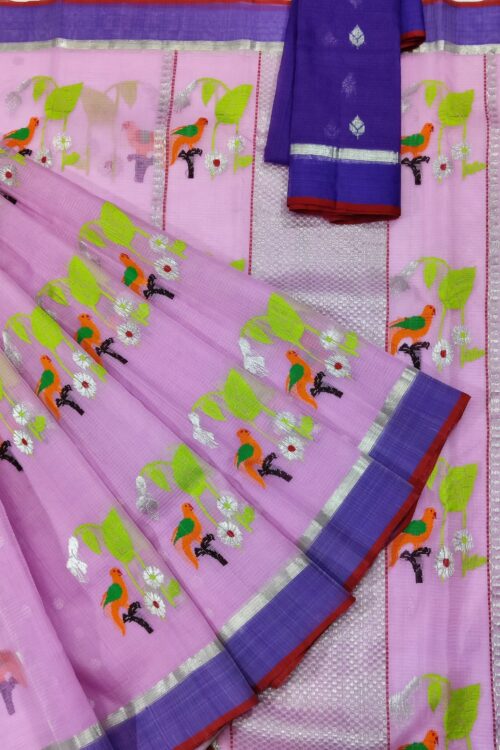 PURE ZARIKOTA HANDLOOM BUTA SAREE WITH BLOUSE B848