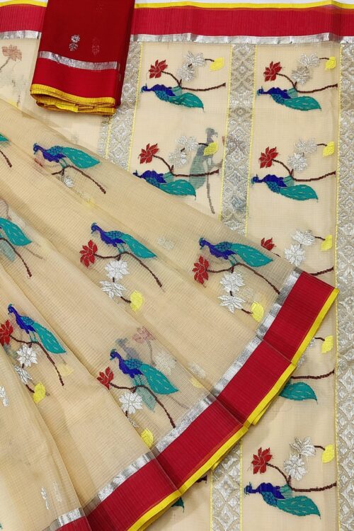 PURE ZARIKOTA HANDLOOM BUTA SAREE WITH BLOUSE B850