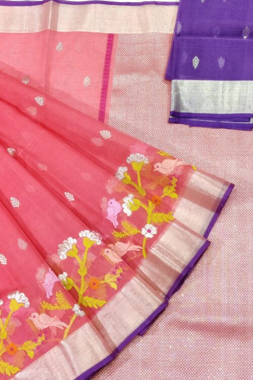 PURE SKIRT DESIGN ZARIKOTA HANDLOOM SAREE S-160