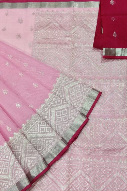 PURE SKIRT DESIGN ZARIKOTA HANDLOOM SAREE S-159