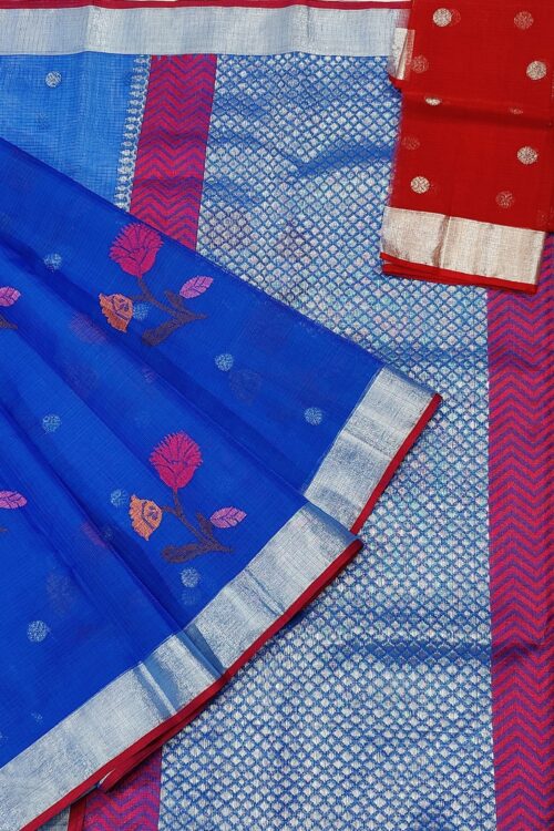 PURE ZARIKOTA HANDLOOM BUTA SAREE WITH BLOUSE B857