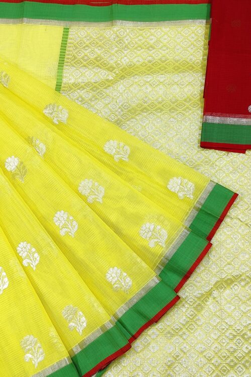PURE ZARIKOTA HANDLOOM BUTA SAREE WITH BLOUSE B860