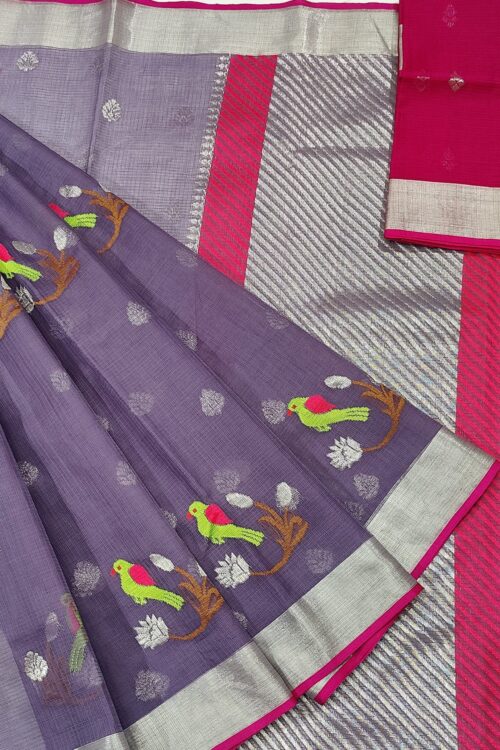 PURE ZARIKOTA HANDLOOM BUTA SAREE WITH BLOUSE B859