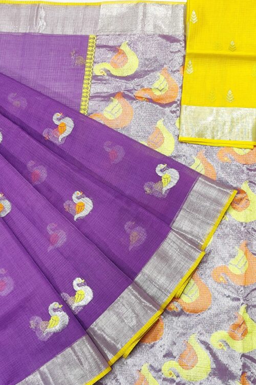 PURE ZARIKOTA HANDLOOM BUTA SAREE WITH BLOUSE B862