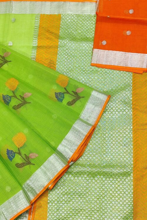 PURE ZARIKOTA HANDLOOM BUTA SAREE WITH BLOUSE B866