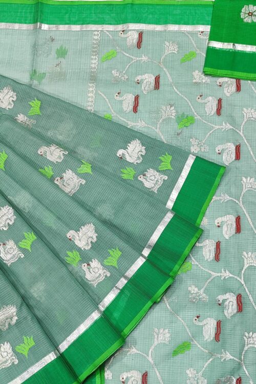 PURE ZARIKOTA HANDLOOM BUTA SAREE WITH BLOUSE B868