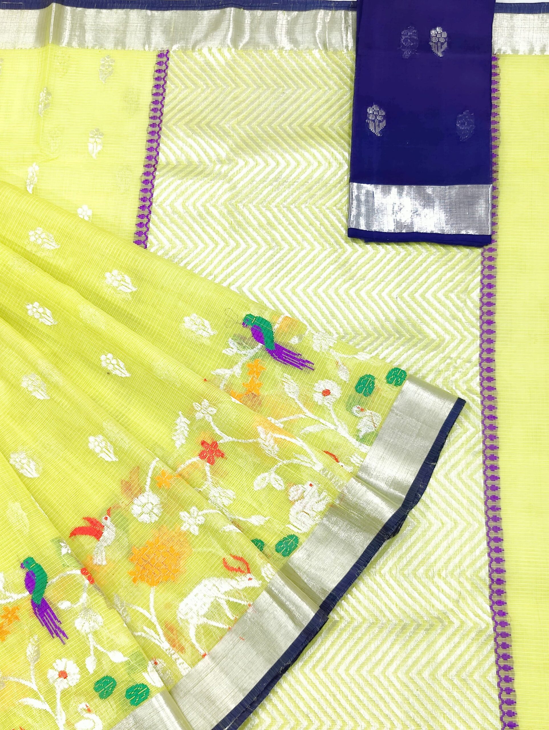 PURE SKIRT DESIGN ZARIKOTA HANDLOOM SAREE S-156