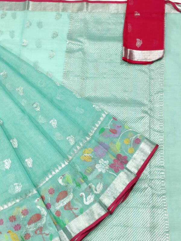 PURE SKIRT DESIGN ZARIKOTA HANDLOOM SAREE S-161