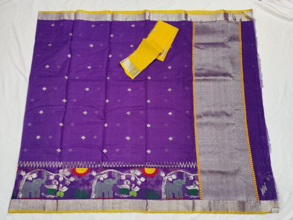 PURE SKIRT DESIGN ZARIKOTA HANDLOOM SAREE S-162 - Image 4