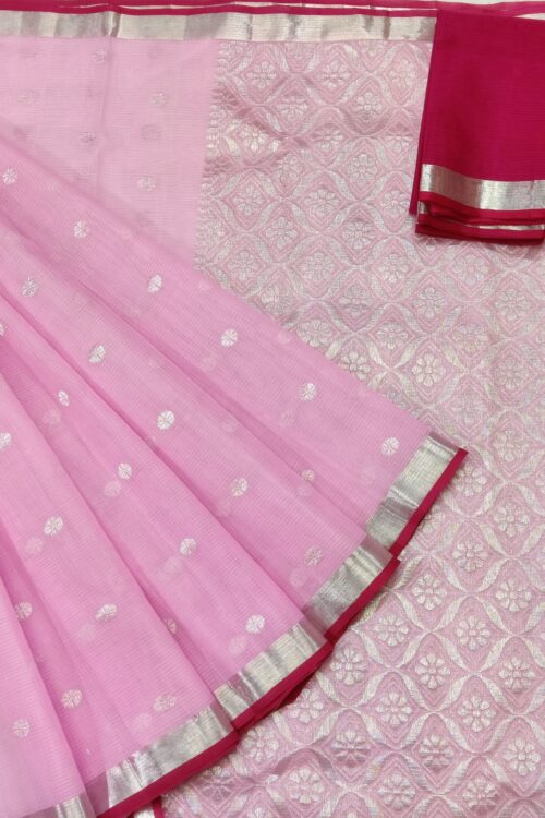 PURE ZARIKOTA HANDLOOM BUTA SAREE WITH BLOUSE B879