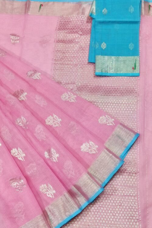 PURE ZARIKOTA HANDLOOM BUTA SAREE WITH BLOUSE B877