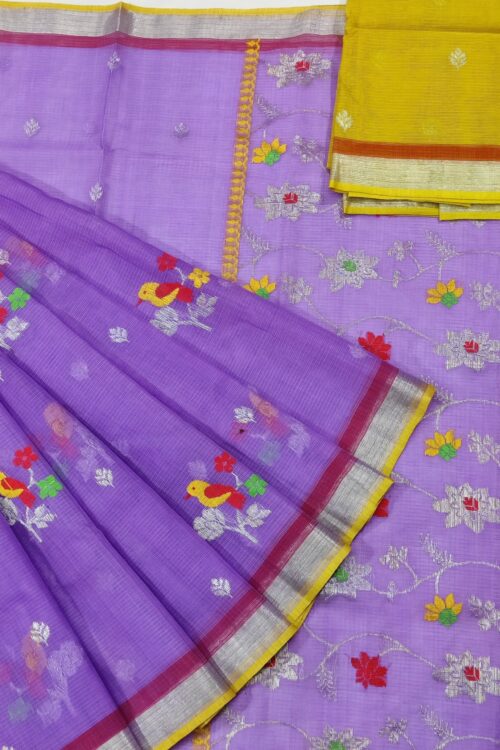 PURE ZARIKOTA HANDLOOM BUTA SAREE WITH BLOUSE B875
