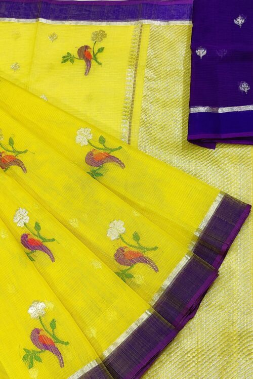 PURE ZARIKOTA HANDLOOM BUTA SAREE WITH BLOUSE B872
