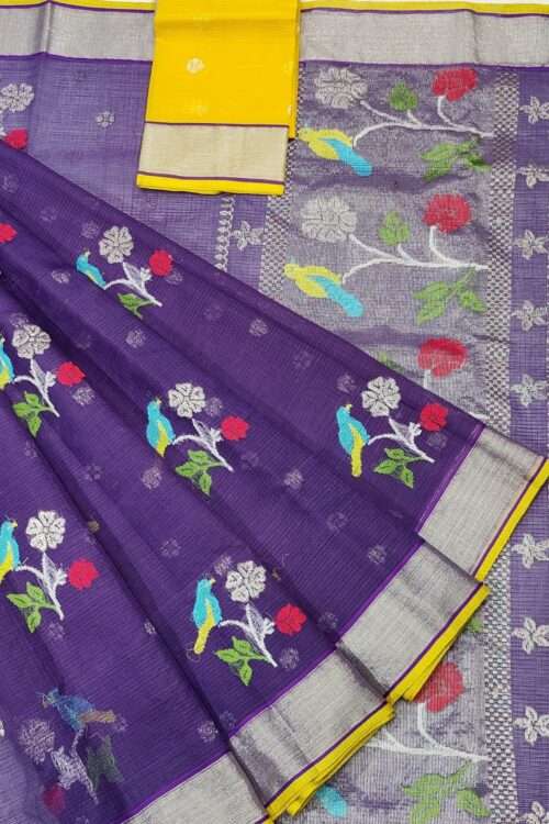 PURE ZARIKOTA HANDLOOM BUTA SAREE WITH BLOUSE B873
