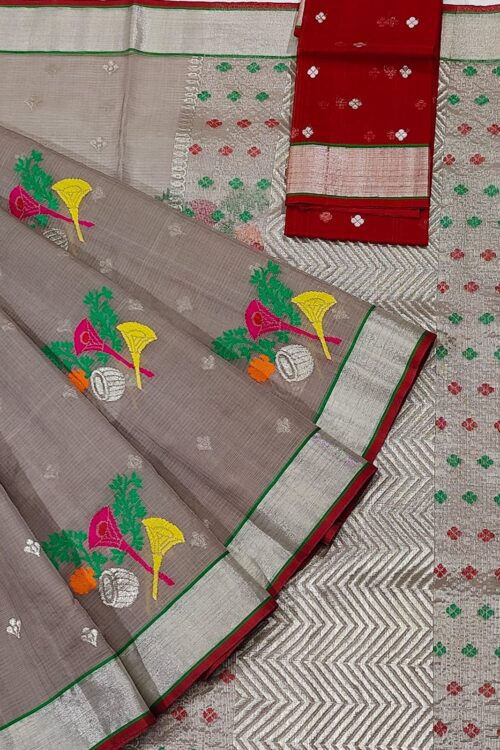 PURE ZARIKOTA HANDLOOM BUTA SAREE WITH BLOUSE B886