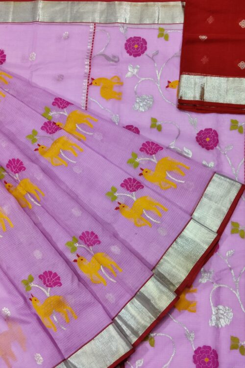 PURE ZARIKOTA HANDLOOM BUTA SAREE WITH BLOUSE B910