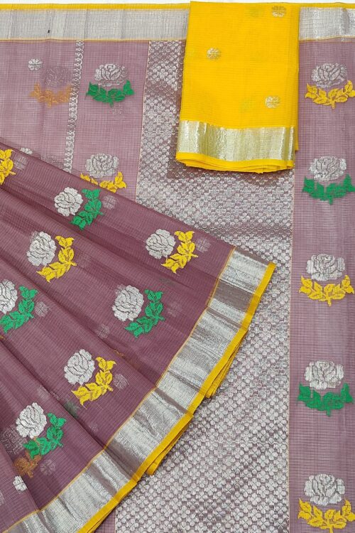 PURE ZARIKOTA HANDLOOM BUTA SAREE WITH BLOUSE B899