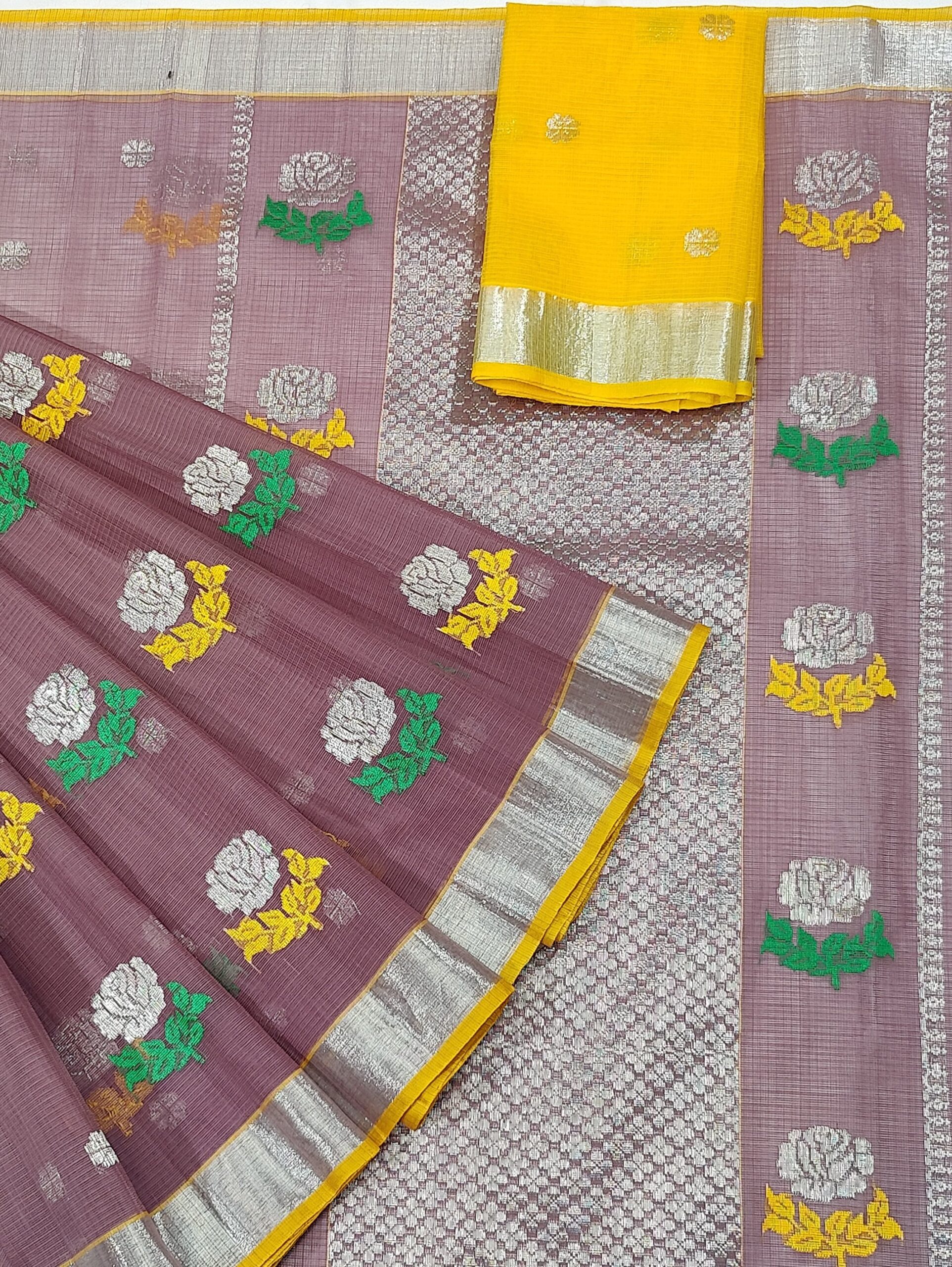 PURE ZARIKOTA HANDLOOM BUTA SAREE WITH BLOUSE B899