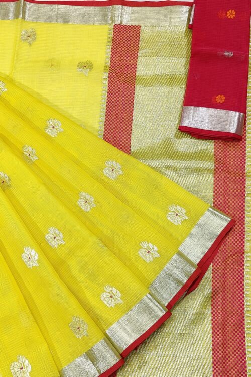 PURE ZARIKOTA HANDLOOM BUTA SAREE WITH BLOUSE B901