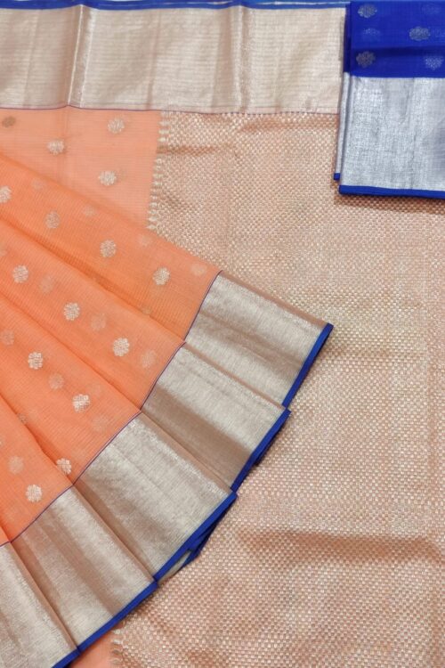 PURE ZARIKOTA HANDLOOM BUTA SAREE WITH BLOUSE B889