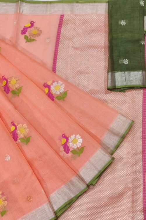 PURE ZARIKOTA HANDLOOM BUTA SAREE WITH BLOUSE B891
