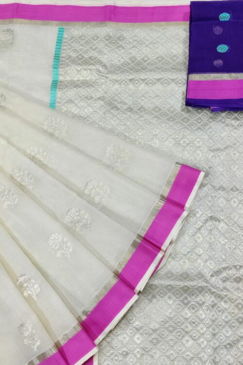PURE ZARIKOTA HANDLOOM BUTA SAREE WITH BLOUSE B894