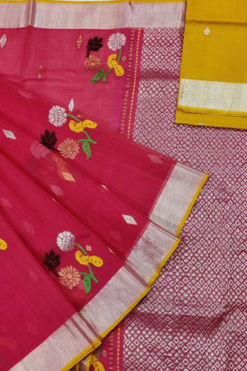 PURE ZARIKOTA HANDLOOM BUTA SAREE WITH BLOUSE B912