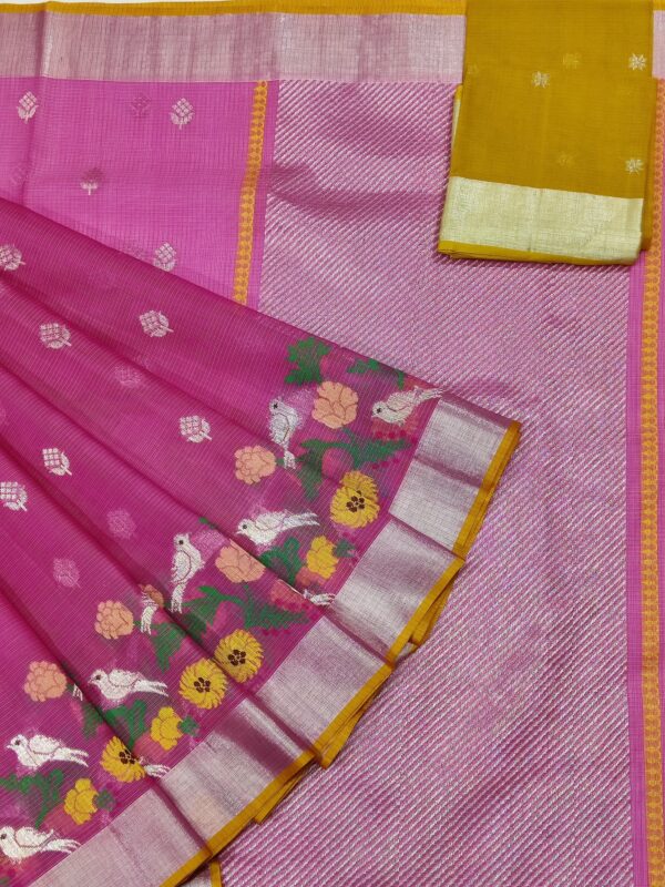PURE SKIRT DESIGN ZARIKOTA HANDLOOM SAREE S-165