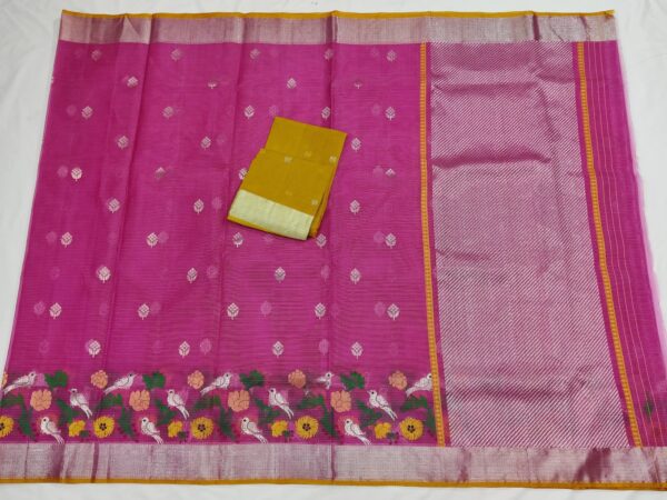 PURE SKIRT DESIGN ZARIKOTA HANDLOOM SAREE S-165 - Image 4