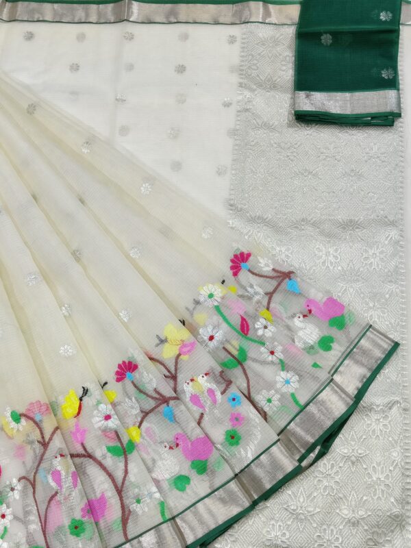 PURE SKIRT DESIGN ZARIKOTA HANDLOOM SAREE S-168