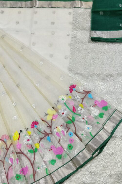 PURE SKIRT DESIGN ZARIKOTA HANDLOOM SAREE S-168