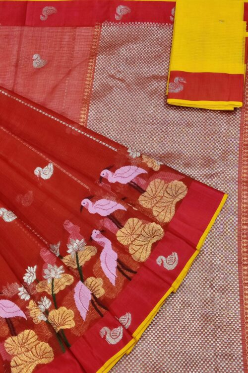 PURE SKIRT DESIGN ZARIKOTA HANDLOOM SAREE S-169