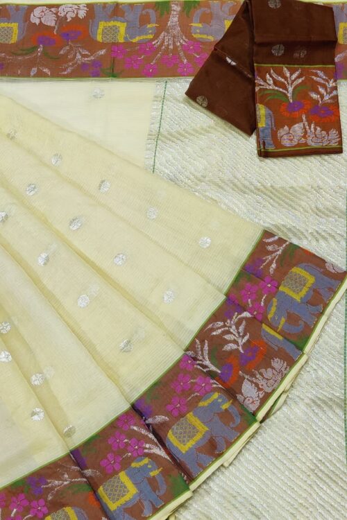 PURE BOTH SIDE PAITHANI BORDER ZARIKOTA HANDLOOM SAREE S-90