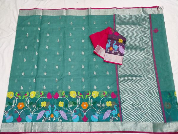 PURE SKIRT DESIGN ZARIKOTA HANDLOOM SAREE S-173 - Image 4