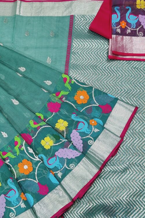 PURE SKIRT DESIGN ZARIKOTA HANDLOOM SAREE S-173