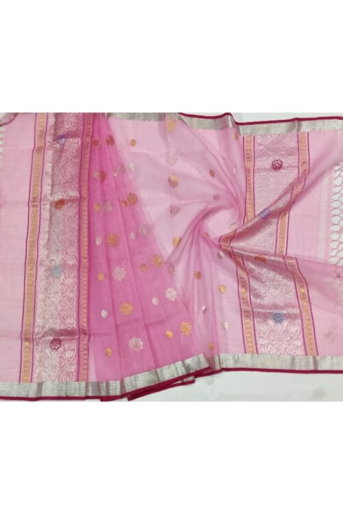 PURE BUTTIS ZARIKOTA HANDLOOM DUPATTA D-107