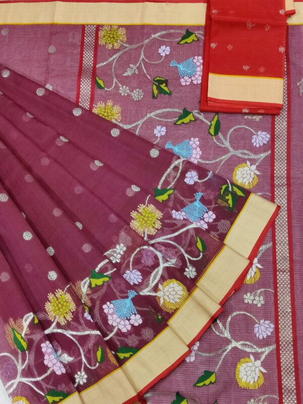 PURE SKIRT DESIGN ZARIKOTA HANDLOOM SAREE S-174