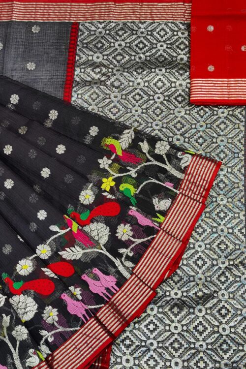 PURE SKIRT DESIGN ZARIKOTA HANDLOOM SAREE S-176