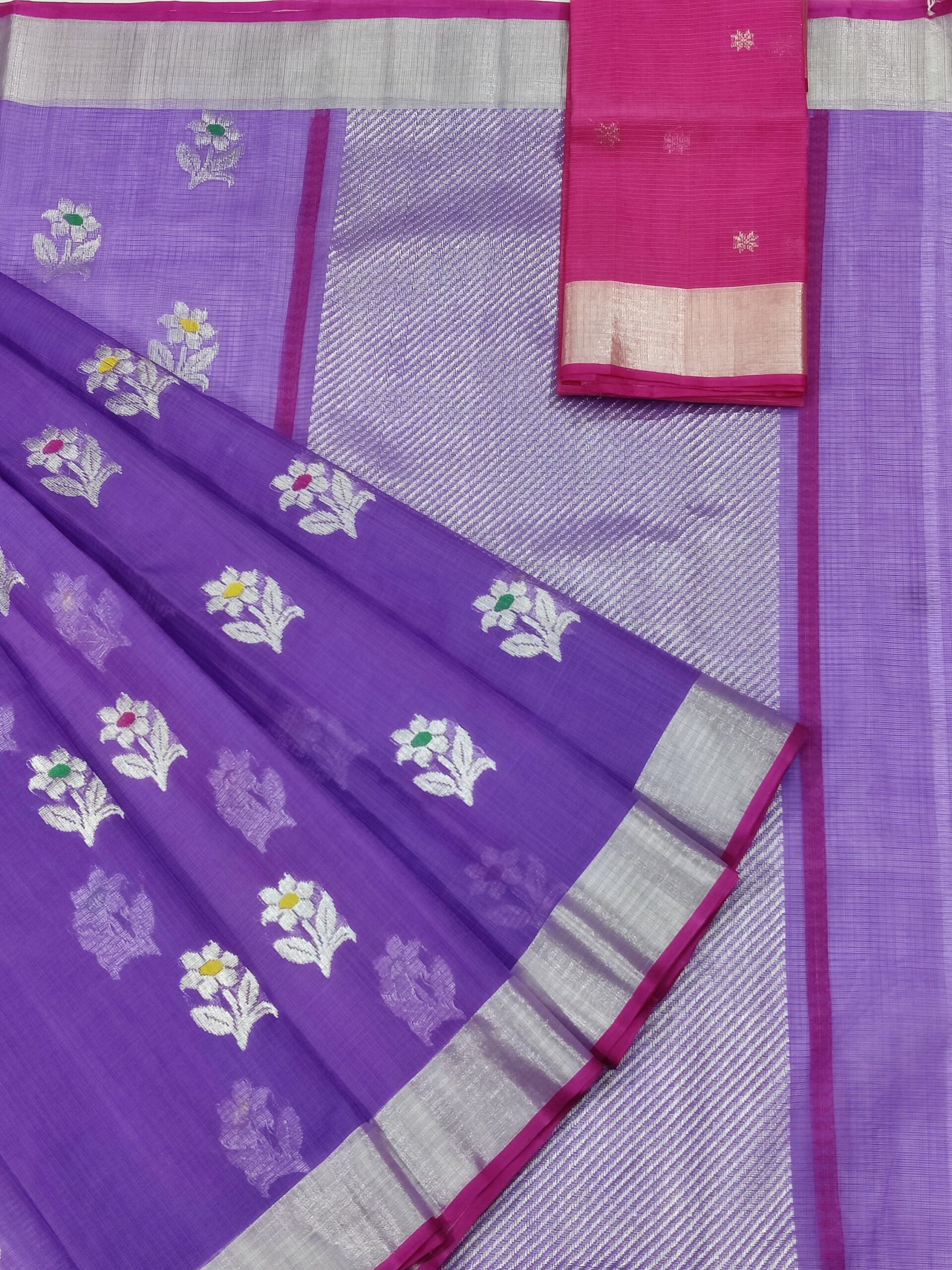 PURE ZARIKOTA HANDLOOM BUTA SAREE WITH BLOUSE B1005