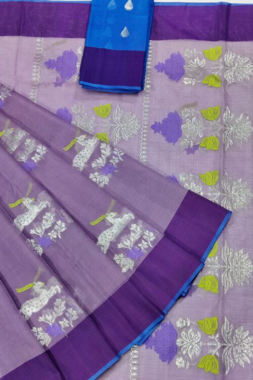 PURE ZARIKOTA HANDLOOM BUTA SAREE WITH BLOUSE B1020