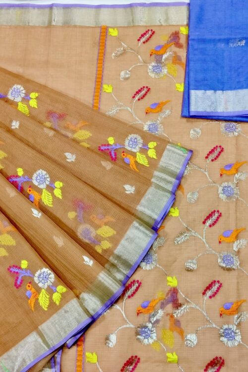 PURE ZARIKOTA HANDLOOM BUTA SAREE WITH BLOUSE B1024