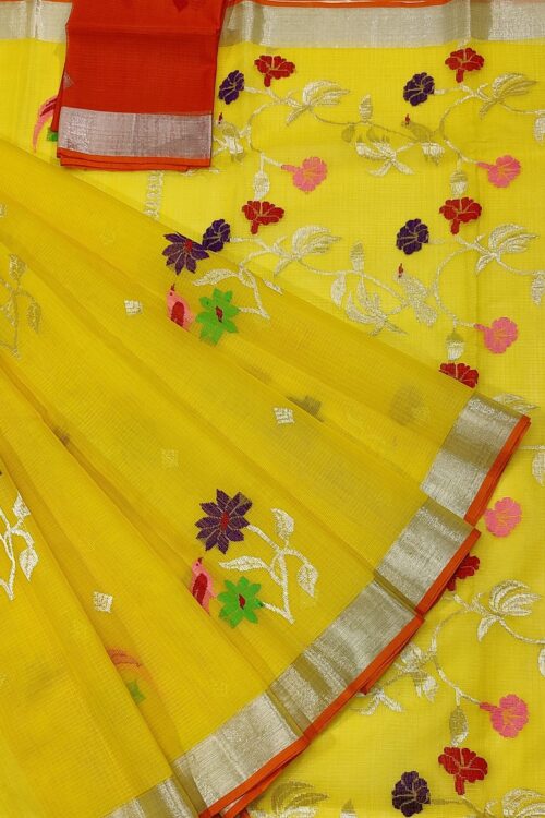 PURE ZARIKOTA HANDLOOM BUTA SAREE WITH BLOUSE B1026
