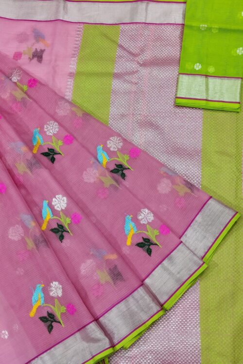 PURE ZARIKOTA HANDLOOM BUTA SAREE WITH BLOUSE B1106