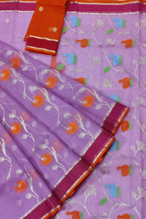 PURE ZARIKOTA HANDLOOM BUTA SAREE WITH BLOUSE B1028