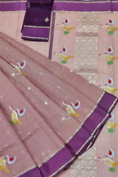 PURE ZARIKOTA HANDLOOM BUTA SAREE WITH BLOUSE B1029
