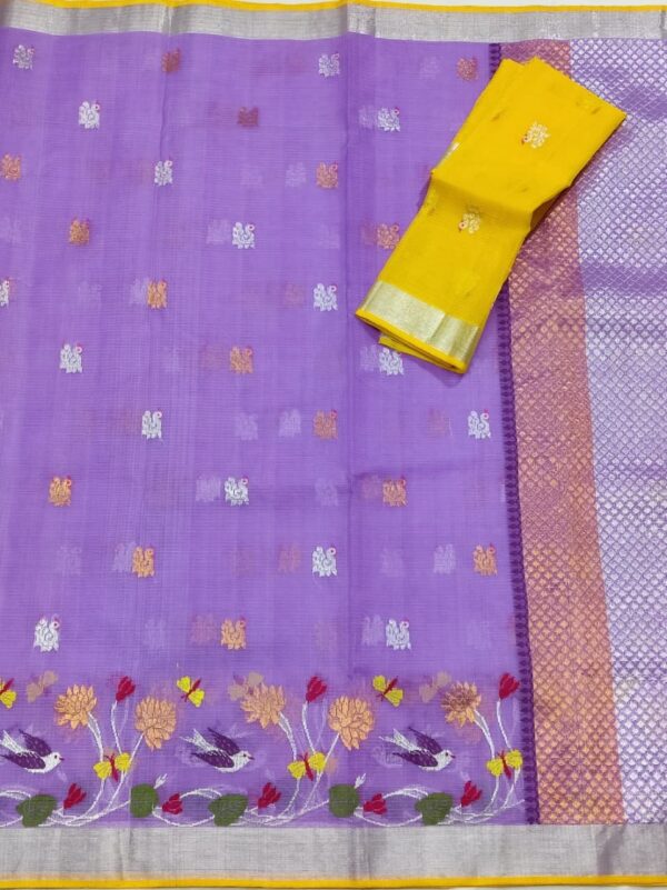 PURE SKIRT DESIGN ZARIKOTA HANDLOOM SAREE S-182 - Image 3