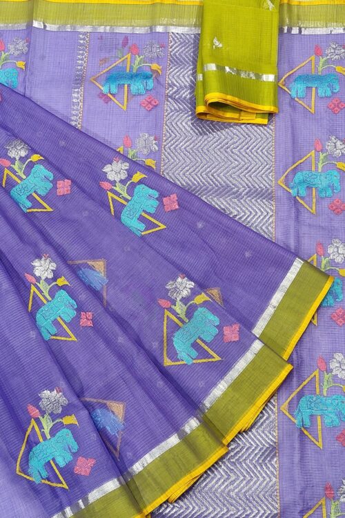 PURE ZARIKOTA HANDLOOM BUTA SAREE WITH BLOUSE B1050