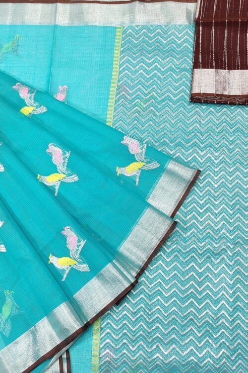 PURE ZARIKOTA HANDLOOM BUTA SAREE WITH BLOUSE B1053