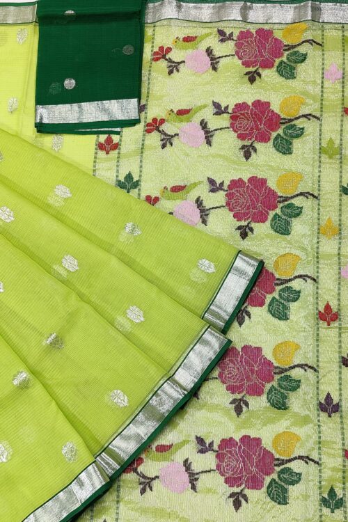 PURE ZARIKOTA HANDLOOM BUTA SAREE WITH BLOUSE B1059